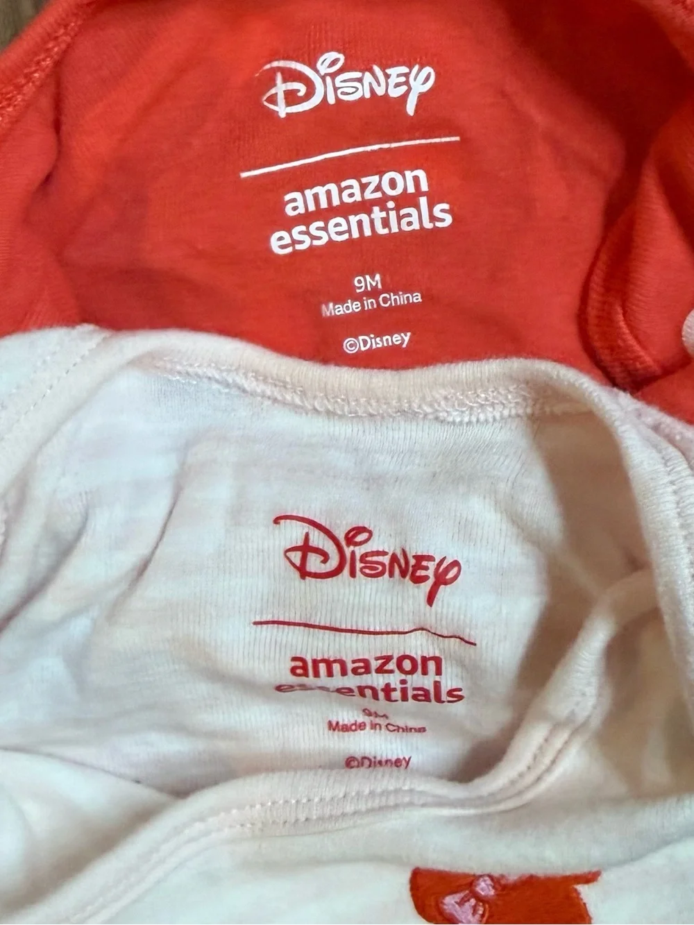 6-9 Months Baby Girls Bodysuits Short Sleeved  Carter’s Disney Minnie Mouse